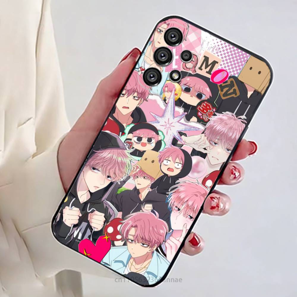 Чехол для телефона в стиле аниме T-Tamon Kun для Samsung Galaxy A73,23,53,33,14,24,13,72,22,52,32,54,A34 Мягкий чехол