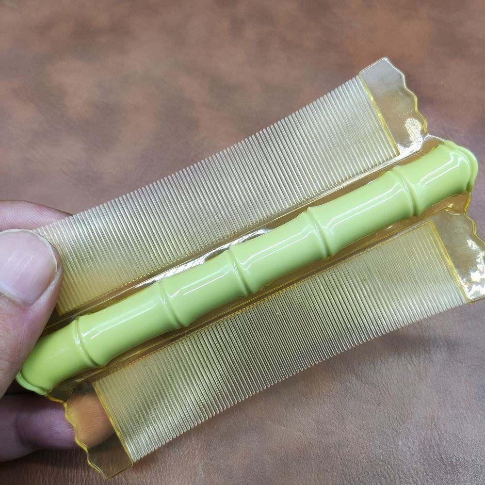 Fine Tooth Lice Flea Remove Women Hair Comb Hair Styling Tool Handle Hair Brush Hair Lice Comb