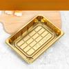 Disposable Sushi Box Plastic Food Container Golden Commercial High End Japanese Sashimi Tray