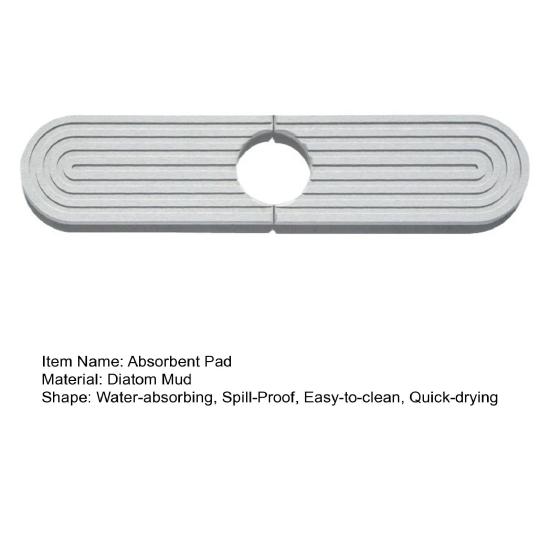 Коврик для смесителя, впитывающий коврик, быстрый камень, поднос для кухонной раковины для сушки впитывающего мыла для ванной комнаты