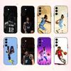 Чехол для телефона Basketball J-Ja M-Morant 12 для Samsung Galaxy A73, A72, A71, A70, A53, A52, A51, Другие Мягкий Черный Корпус