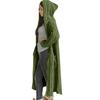 Women's Cardigan Solid Color Hooded Long Personality Sweater Jacket