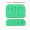 Soft Silicone Pencil Case Zipper Pouch Waterproof Lightweight Storage Bag for Kids School Office Writing Tools