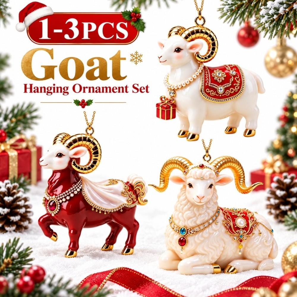 Shining Goat Pendant Acrylic Animal Hanging Decoration  Shop Window Display