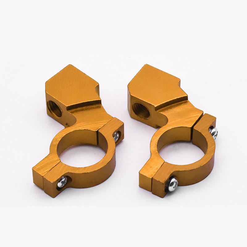 USER-X Universal Aluminum Motorcycle Rearview Handlebar Mirror Mount Holder Adapter Clamp Base bracket stand CNC black red blue