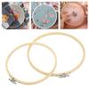 Bamboo Frame Embroidery Hoop Set Ring Circle Round Cross Stitch Hoop Ring DIY Loop Hand Sewing Tools Accessories 15/30cm