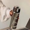 Изолированная бутылка для воды с ситечком для чая, термостойкая, ударопрочная, большой вместимости, простой дизайн, для использования в офисе и на открытом воздухе