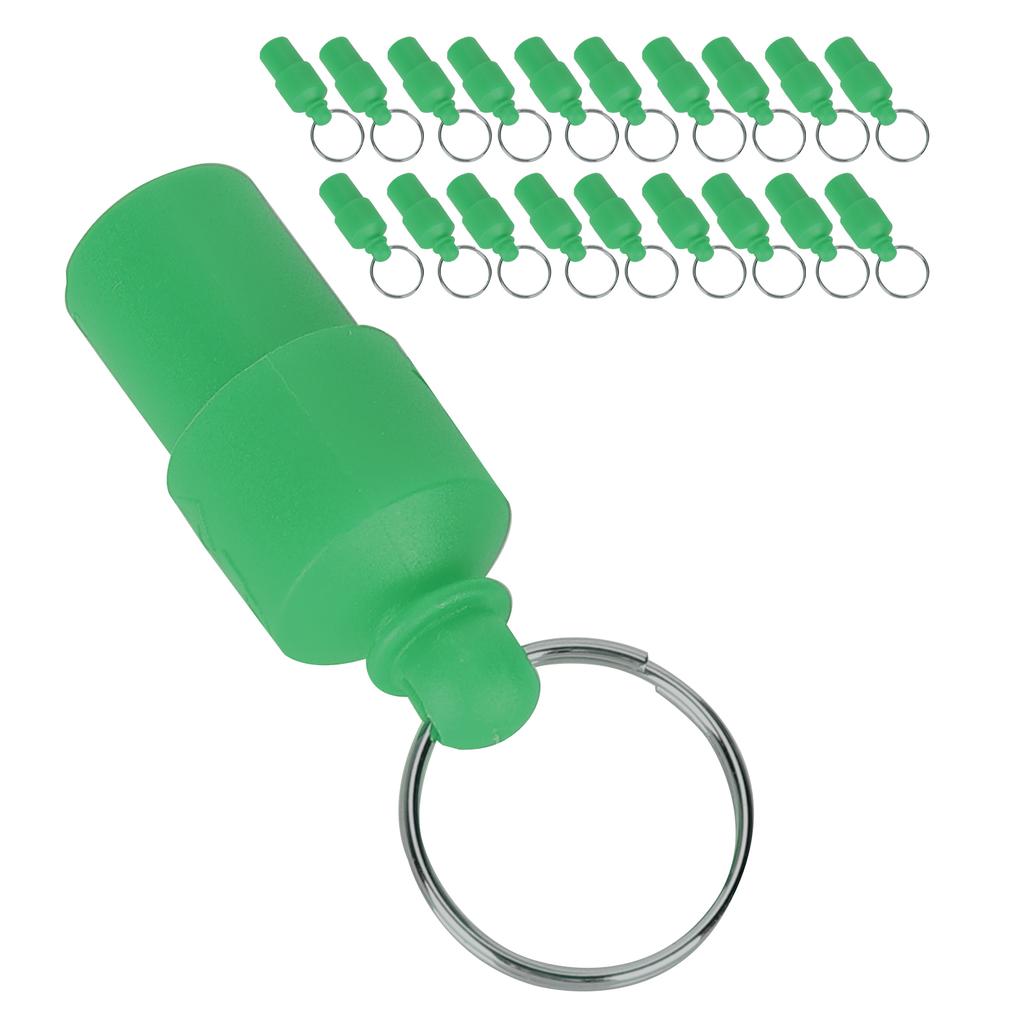 20 шт., бирка для домашних животных с защитой от потери, собака, кошка, идентификационное имя, адрес, этикетка для хранения, бочка с воротником-трубкой, подвеска(зеленый )