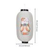 Japanese Lantern with Cat Print Ribbed for Izakaya, Sushi Bar, Restaurant Owners