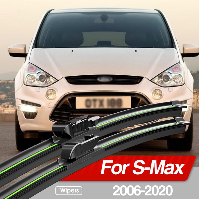 For Ford S-Max SMax S Max MK1 MK2 2006-2020 Front Windshield Wiper Blades 2pcs Windscreen Window Accessories 2007 2010 2017 2018