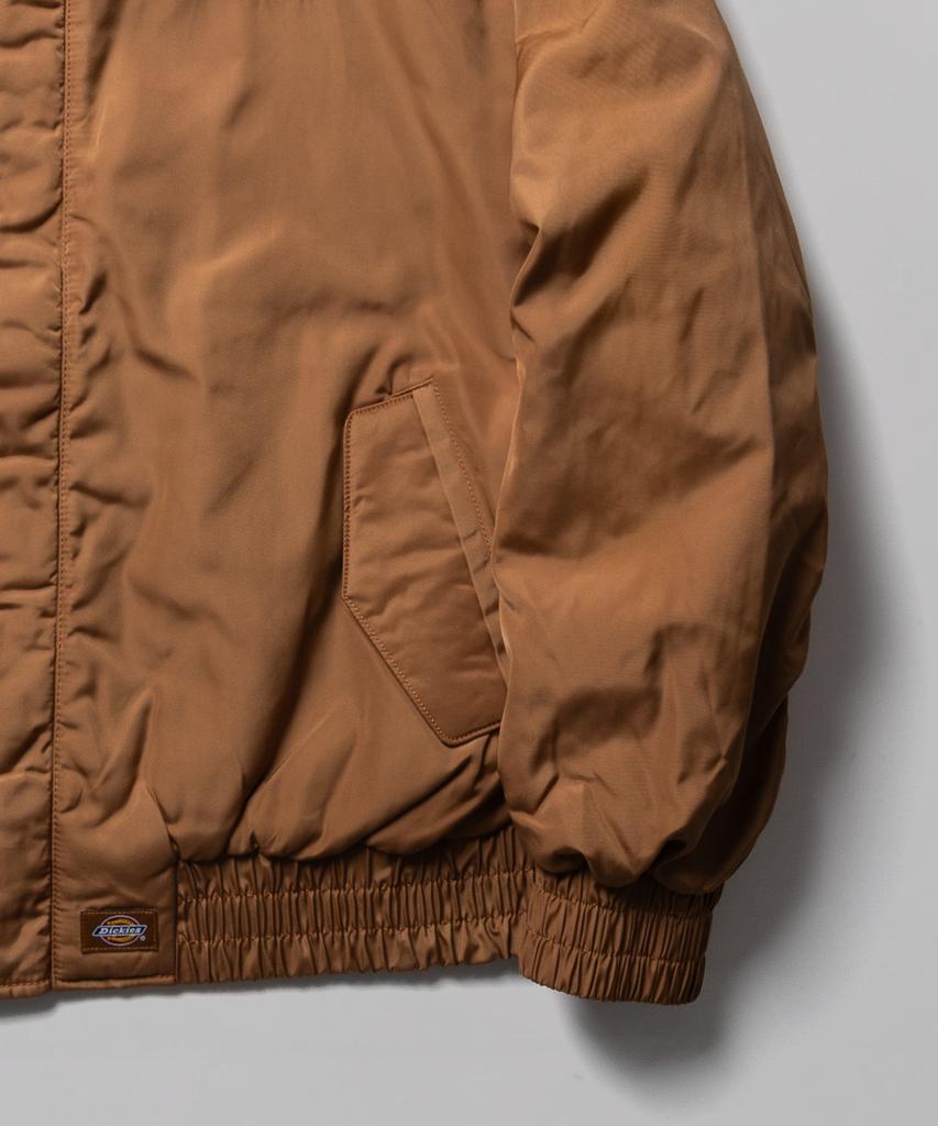 Dickies Нейлоновая бомбер-куртка с искусственным мехом, цвет верблюжий