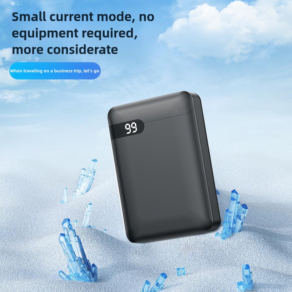 Мини-портативный аккумулятор емкостью 10000 мАч со светодиодным дисплеем, идеально подходит для путешествий, возможен индивидуальный логотип