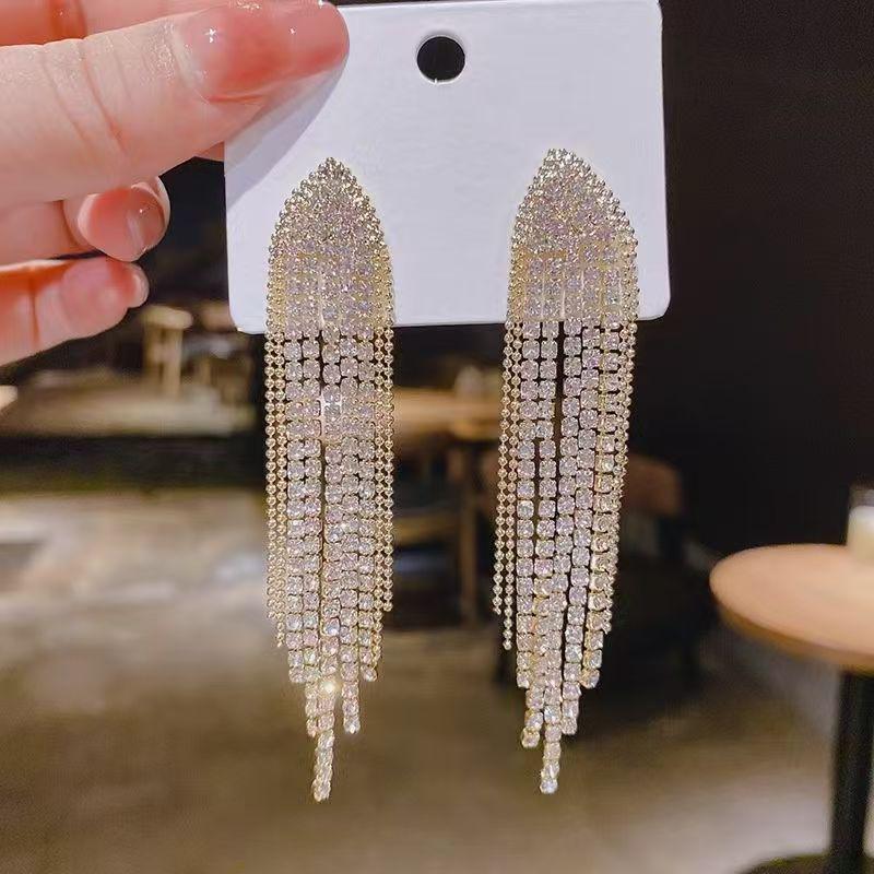 Серьги-кисточки из серебра S925 - 2025 Легкая роскошь, Высококлассный дизайн для женщин