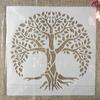30*30cm Big Mandala Lucky Tree DIY Layering Stencils Wall Painting Scrapbook Coloring Embossing Album Decorative Template