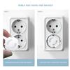 20Pcs  Power Socket Outlet Protective Covers Safety Electrical Power Socket Wall Cover Protectors