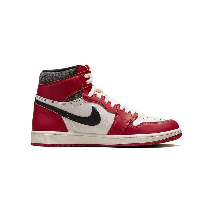 Детские кроссовки Air Jordan 1 Retro High OG TD Chicago Lost & Found Red Varsity-Red Black FD1413-612