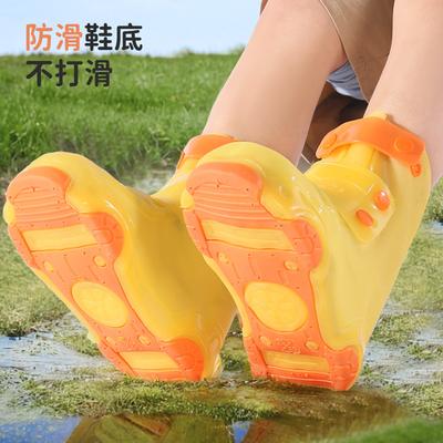 Водная обувь детская дождевая обувь дождевые сапоги для мальчиков и девочек водонепроницаемая и нескользящая для дождливых дней утолщенная нескользящая и износостойкая начальная школа