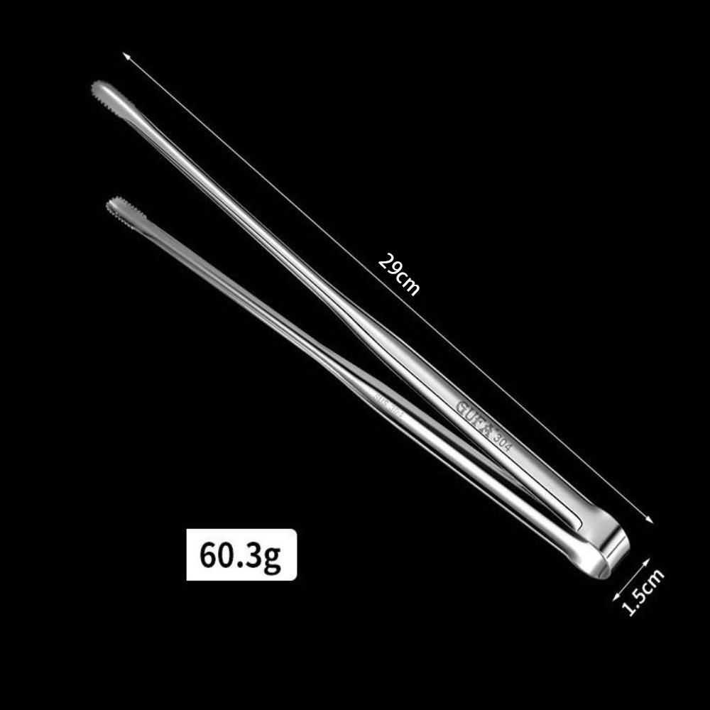 1Pcs 7/9/12Inch Food Clip 304 Stainless Steel BBQ Steak Clip New Grill Tongs  Cooking Utensils