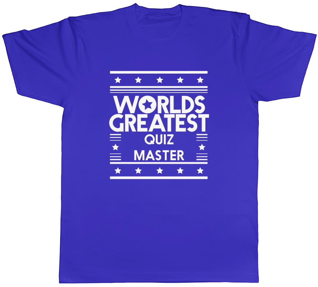 Worlds Greatest Quiz Master Unisexs Unisex TShirt Tee