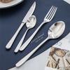 304 Stainless Steel Knife, Fork and Spoon Western Tableware Steak Knife and Fork Household Fork and Spoon Set