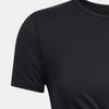 Under Armour Футболка с круглым вырезом и коротким рукавом, женская, черная, 1383647-001
