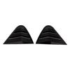 Накладка-жалюзи на боковое заднее окно для Seat Ibiza 2008 2009 2010 2011 2012 Автоаксессуары Автозапчасти Углеродное волокно