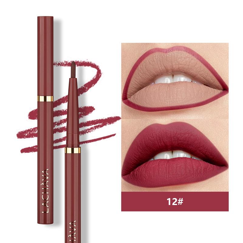 JYL LACHAVA матовый нюдовый карандаш для губ обводит контур губ 12-цветный beauty mouth красный маркер для губ