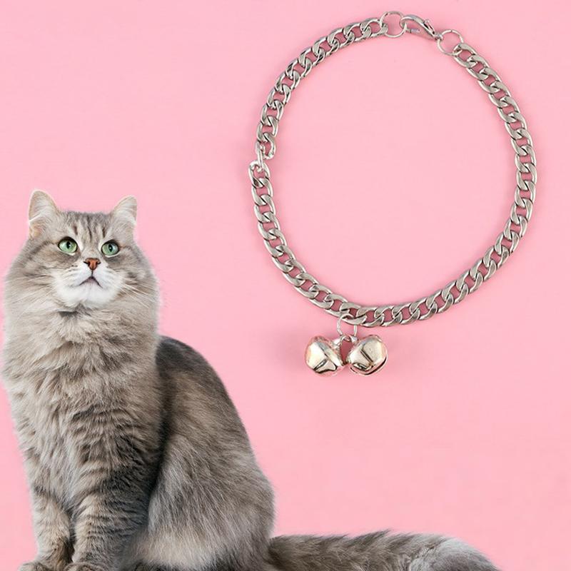 Adjustable Cat Collar Cartoon Colorful With Bell Safety Bell Ring Necklace For Puppy Kitten Pet Accessories