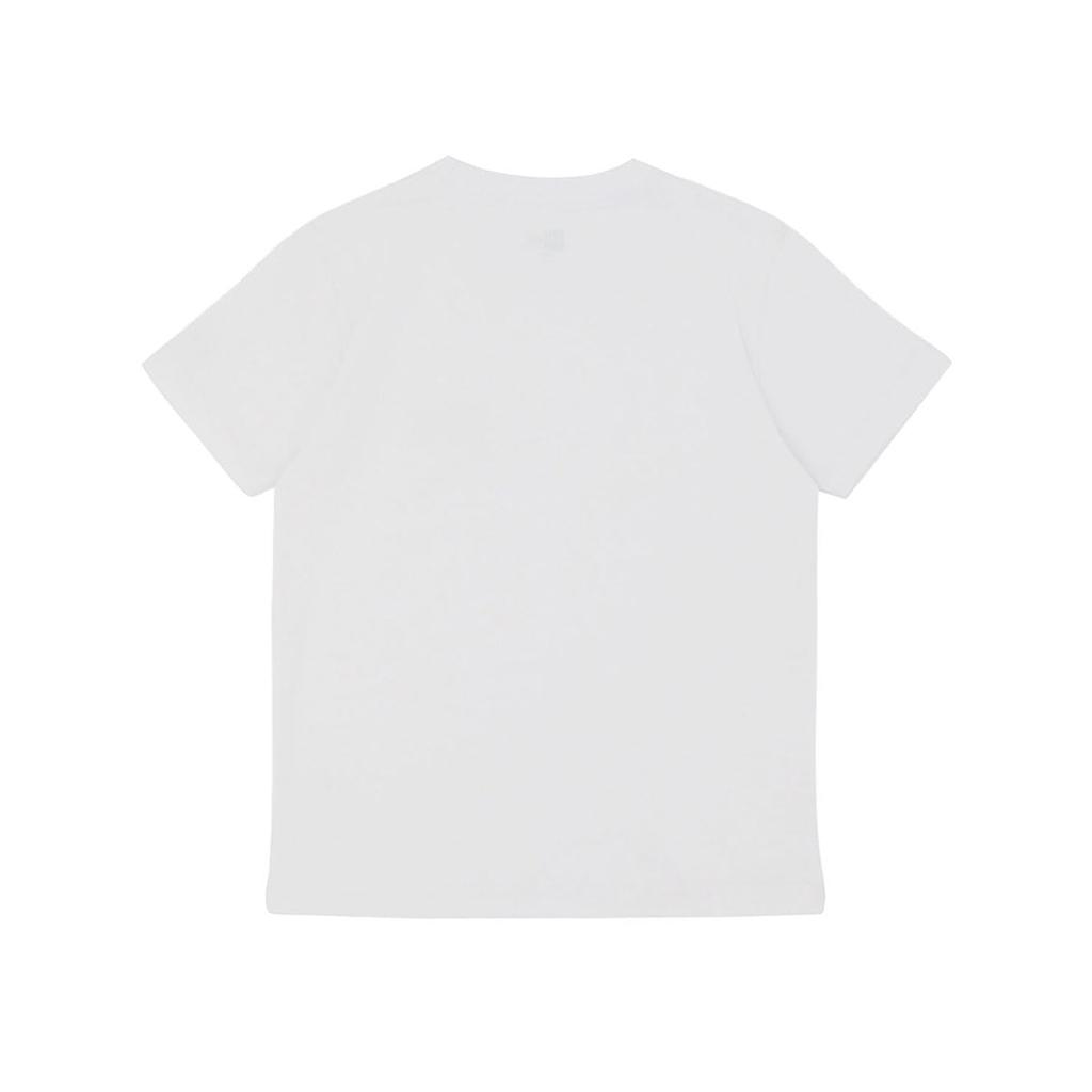 New Era Short Sleeve Youth Cotton Tee Size Box Exclusive To Boys and Authentic New Era Cool Junior Available In Large and Small Clothes Folding