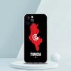 Tunisia Flag Phone Case for iPhone 16 15 14 13 12 Pro Max Transparent Soft for iPhone 11 Pro Max 7 8 Plus XS XR Shell Bags
