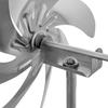Stainless Steel Windmill Rust-resistant Wind Spinner Waterproof 360 Degree Rotating Windmill for Yard Lawn Decoration