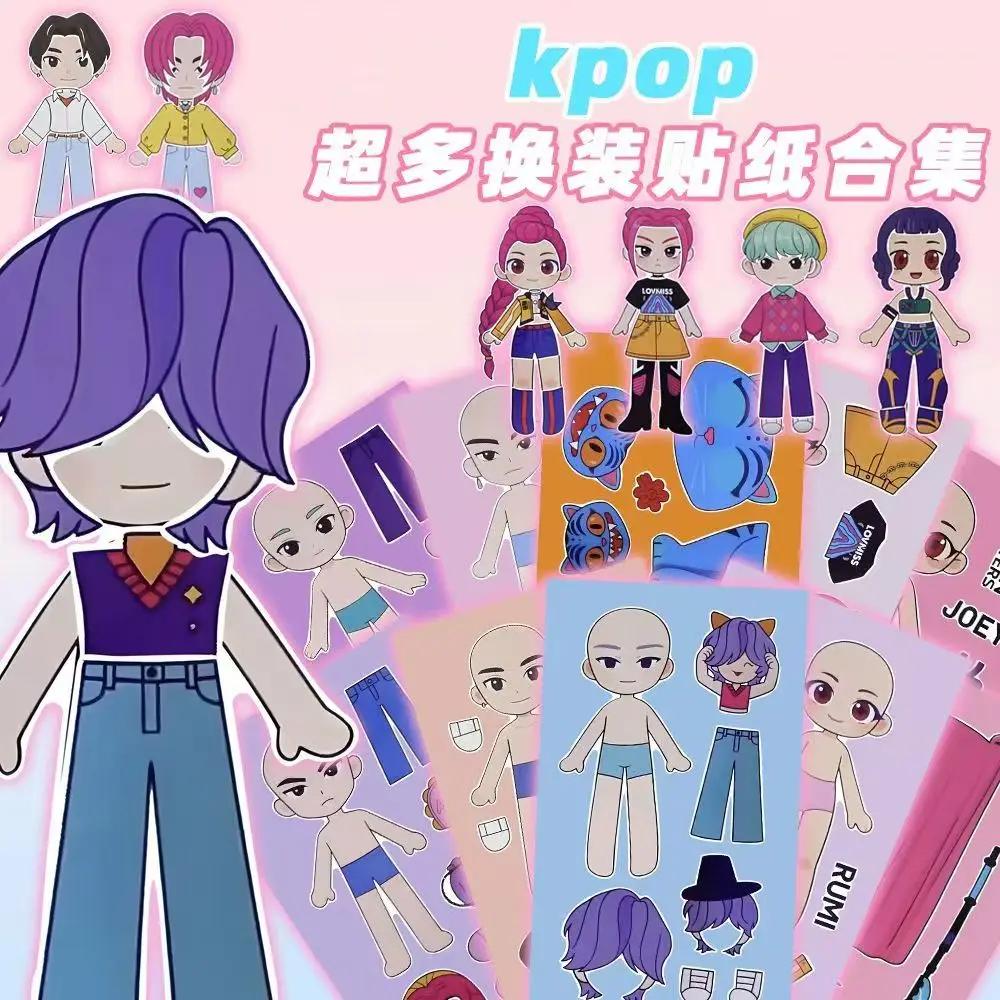 Мультяшные стикеры KPop Охотники на демонов, наклейки-дудлы аниме для чемоданов, бутылок для воды