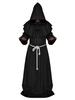 Medieval Monk & Wizard Costume - Halloween Grim Reaper Robe for Cosplay & Role-Playing