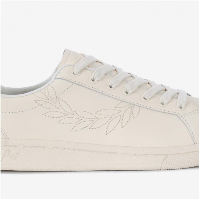 Fred Perry Мужские Кроссовки S B721 Кожаные Вышитые Большемерки