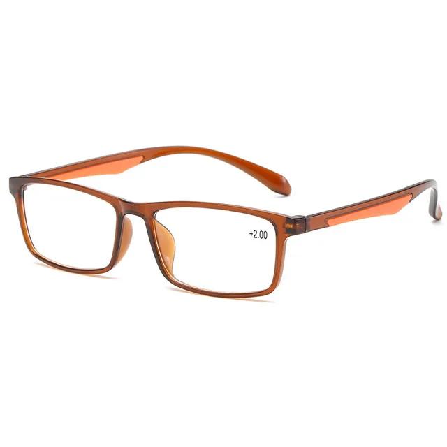 TR90 Ultra-Light Reading Glasses for Women Men HD Lens Presbyopia Eyewear Diopter +1.0 to 4.0 Clear Frame