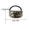 Cool Elegant Temperament Geometric Metal Hair Rope for Woemn Korean Style High Elasticity Does Not Hurt The Hair Scrunchies Fash