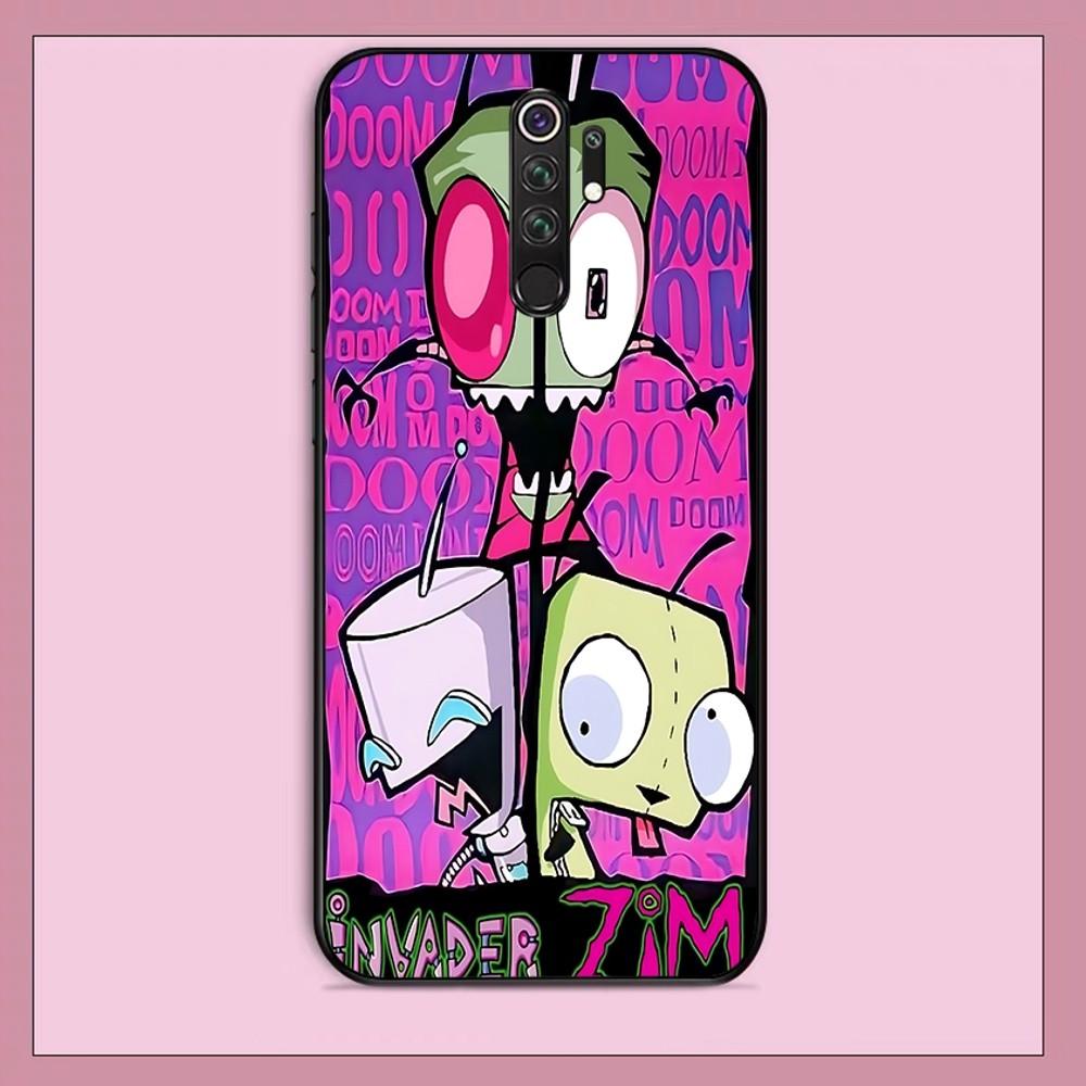 I-Invader Z-Zim Phone Case For Redmi Note 4 X 5 A 6 7 8 T 9 9S 10 11 11S 11Epro Poco M3 Pro
