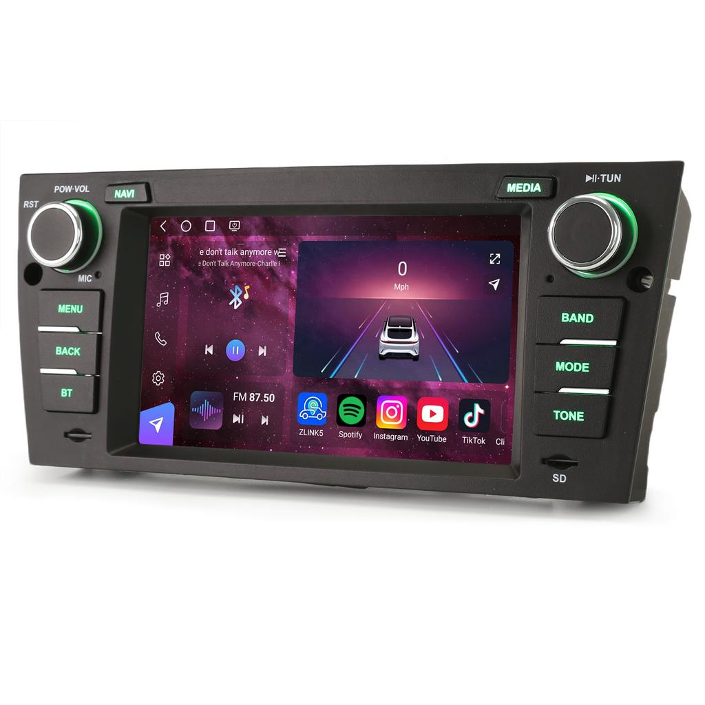 EU Wholesale Erisin ES9067B 7 Inch Android 14 Touch Screen 4G Wireless CarPlay DAB TV Auto Stereo for BMW M3 E90 E92 Car Radio