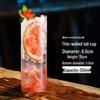 handmade straight collins glass