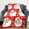 1pc Santa Claus Design Blanket Warm, Cozy, And Soft, Suitable for Sofas, Beds, Cars, And Office Use.Perfect for Camping And Travel, Making It a Great