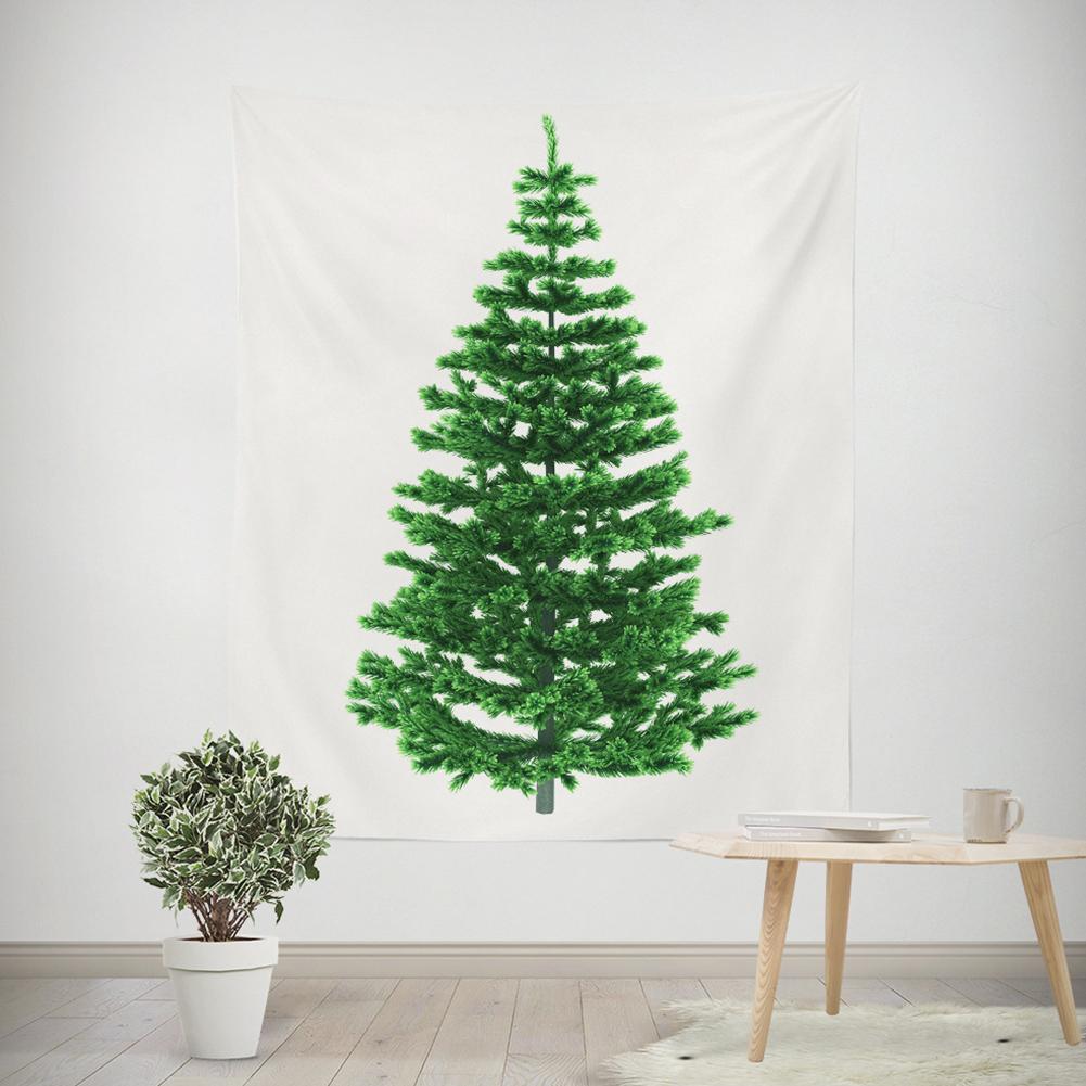 Christmas Xmas Tree Tapestry Living Room Bedroom Decoration Painting Background Cloth