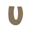 MDF Wooden Capital Letter U To Decorate - 8 Cm