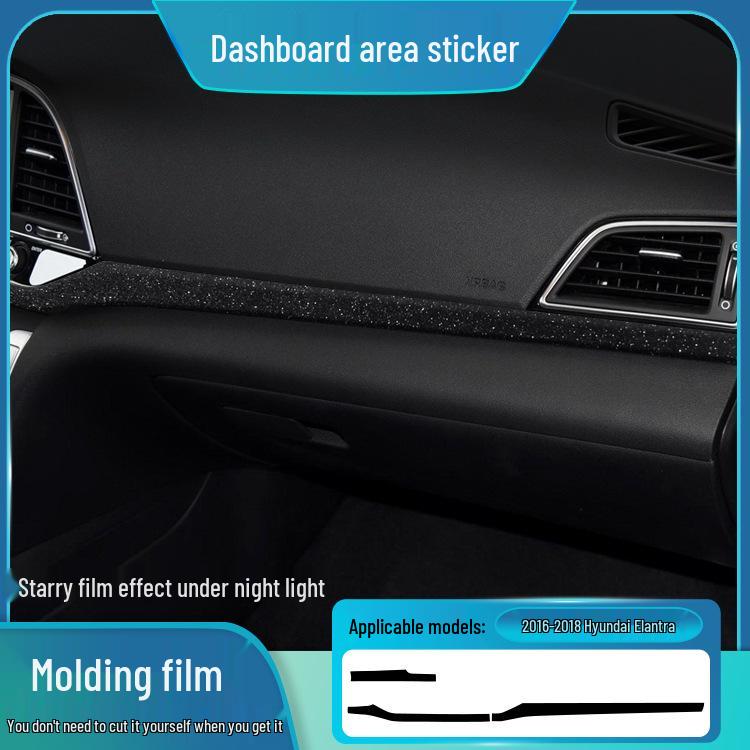 Starry Sky Frosted Film for 2016-2020 Hyundai Elantra Interior Modification - Free Replacement for Damaged Stickers
