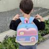 Cute House Design Preschool Backpack For Kids Aged 2 To 6 Years In Pink Green Blue And Purple