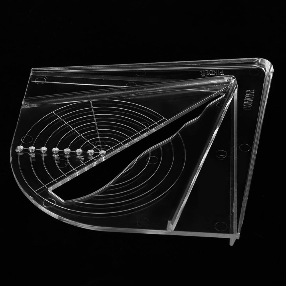 Impact Proof Acrylic Center Finder Lightweight Round Circle Finder Woodworking and DIY Projects