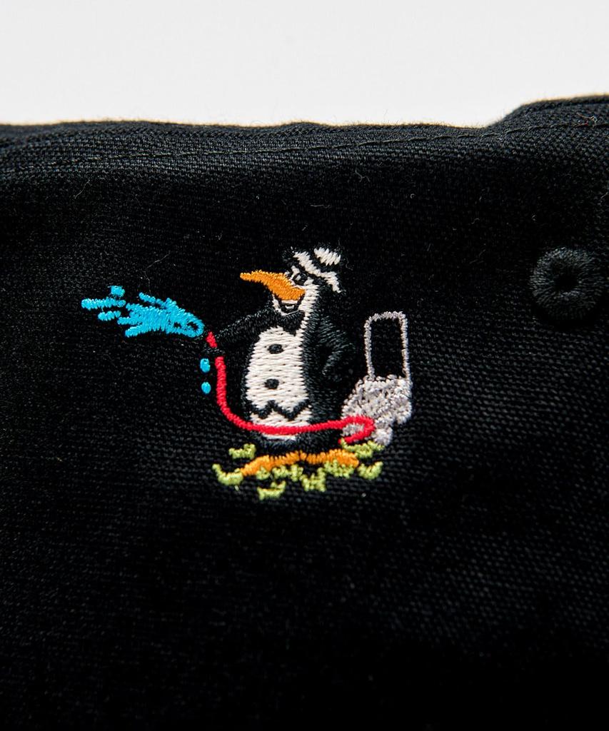 [Munsingwear] Регулируемая панама, Хлопок, Персонаж пингвин, Панама, Гольф, MG5SCP76U BK00 (черный)