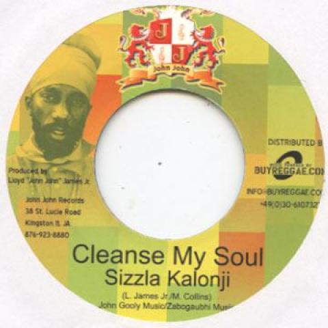 7-дюймовая пластинка SIZZLA - Cleanse My Soul JJEU004 John John/Buyre 2012 Европа Регги, Ска и Даб