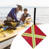 Truck Cargo Red Flag - Kayak Truck Trailer Flag, High Visibility Reflective Waterproof Abrasion Resistant Accessories