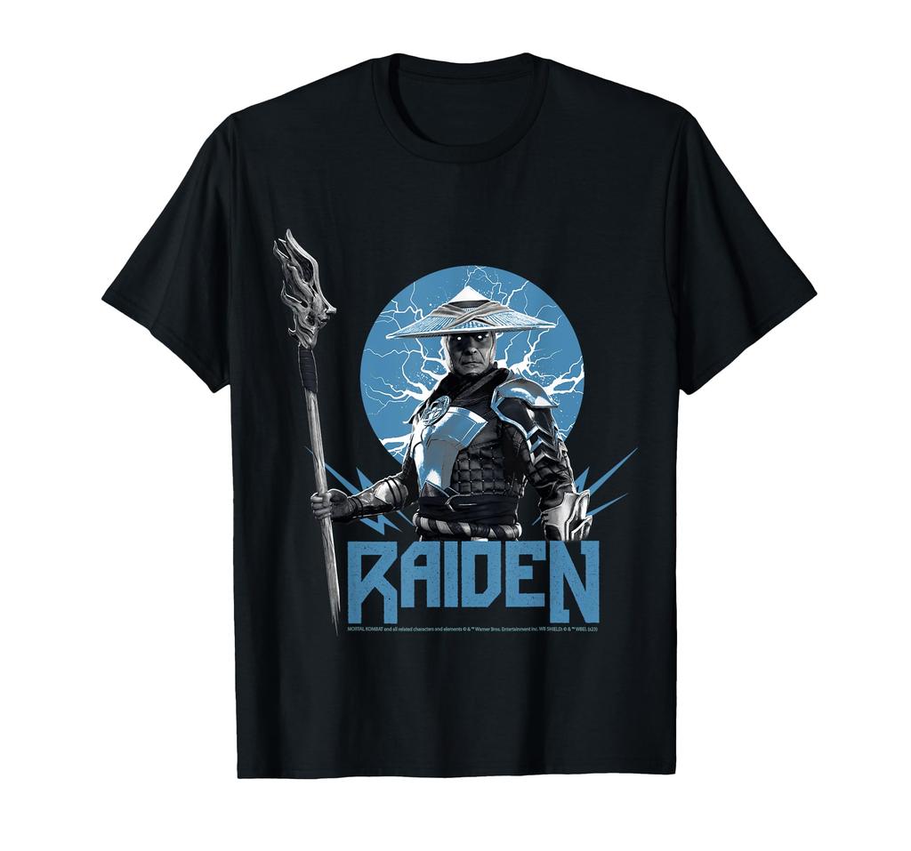 Raiden Mortal Kombat Мерч Молния Футболка