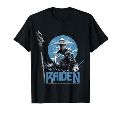 Raiden Mortal Kombat Мерч Молния Футболка